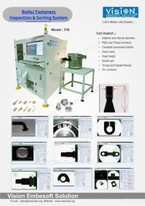 Bolt Inspection Sorting Machine