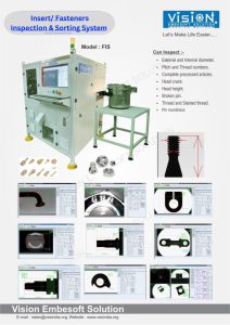 Inserts Inspection Sorting Machine