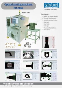 optical sorting machine for nuts 