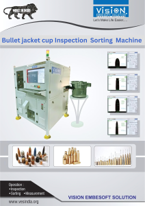 Bullet jacket cup Inspection Sorting Machine