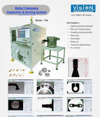 Bolts Inspection Sorting Machine