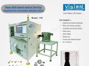 Glass disk based optical sorting machine for Constant section ring Glass disk based optical sorting machine for Constant section ring
