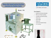 Glass disk based optical sorting machine for Rubber seals Glass disk based optical sorting machine for rubber seals