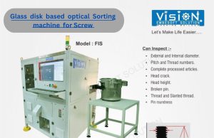 Glass disk based optical sorting machine for Screw Glass disk based optical sorting machine for Screw