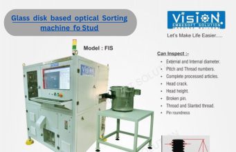 Glass disk based optical sorting machine for Stud Glass disk based optical sorting machine for Stud