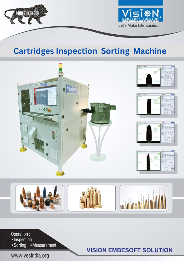 Cartridges Inspection Sorting Machine