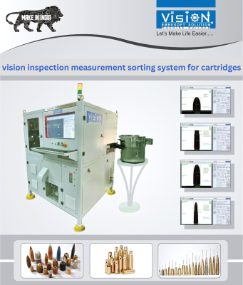 vision inspection measurement sorting system for Cartridges vision inspection measurement sorting system for Cartridges