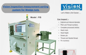 vision inspection measurement sorting system for Wedge Nuts vision inspection measurement sorting system for Wedge Nuts