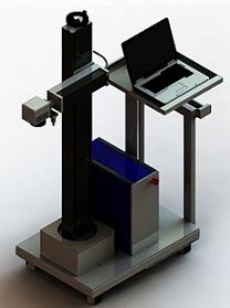 portable moving head laser marking machine